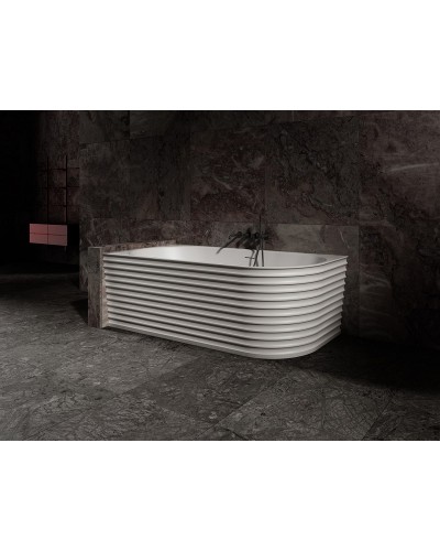 Ванна из искусственного камня Abber Stein 170x80 AS9651 L без гидромассажа