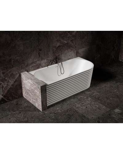 Ванна из искусственного камня Abber Stein 170x80 AS9651 L без гидромассажа