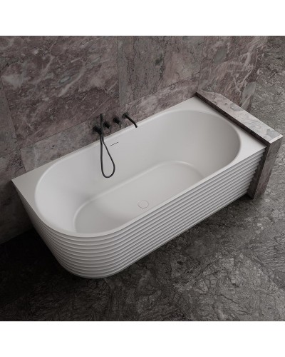 Ванна из искусственного камня Abber Stein 170x80 AS9651 R без гидромассажа