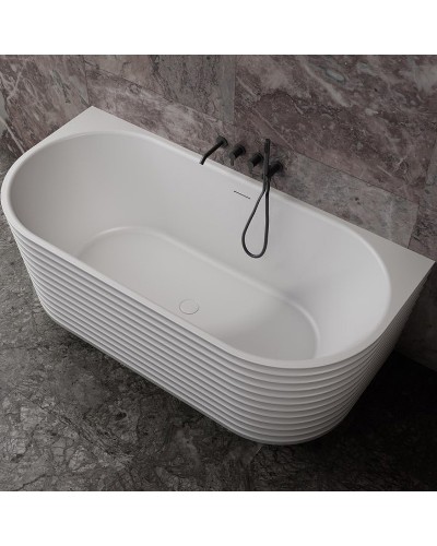 Ванна из искусственного камня Abber Stein 170x80 AS9652 без гидромассажа