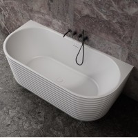 Ванна из искусственного камня Abber Stein 170x80 AS9652 без гидромассажа