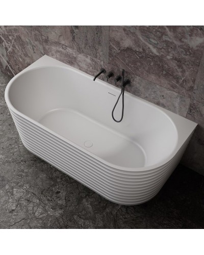 Ванна из искусственного камня Abber Stein 170x80 AS9652 без гидромассажа