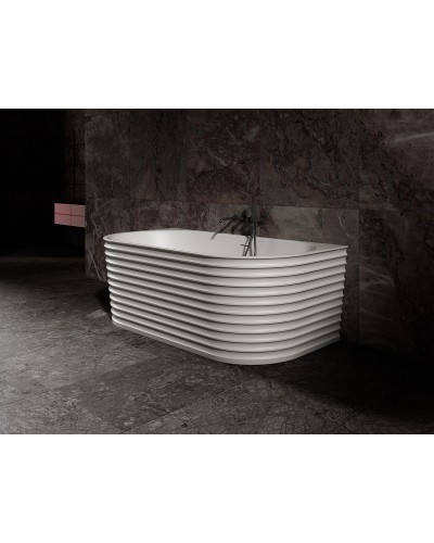 Ванна из искусственного камня Abber Stein 170x80 AS9652 без гидромассажа