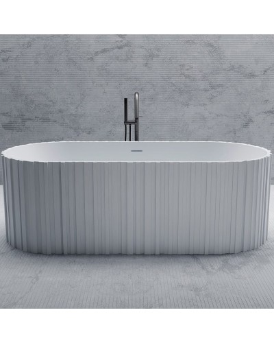 Ванна из искусственного камня Abber Stein 170x75 AS9653 без гидромассажа