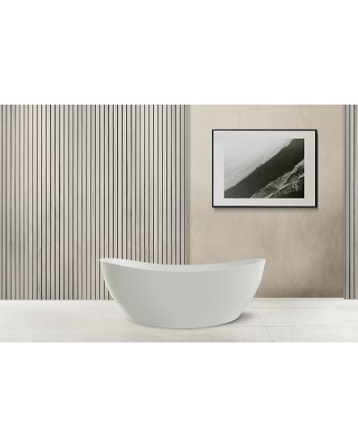 Ванна из искусственного камня Abber Stein 163x85 AS9615-1.6 без гидромассажа