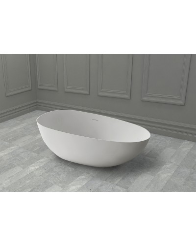 Ванна из искусственного камня Abber Stein 160x75 AS9611-1.6 без гидромассажа