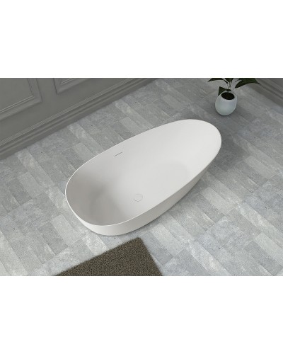 Ванна из искусственного камня Abber Stein 160x75 AS9611-1.6 без гидромассажа