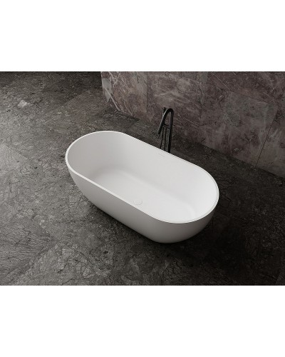 Ванна из искусственного камня Abber Stein 160x75 AS9613-1.6 без гидромассажа