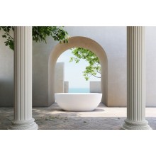 Ванна из искусственного камня Abber Stein 165x78 AS9620-1.6 без гидромассажа