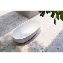 Ванна из искусственного камня Abber Stein 165x78 AS9620-1.6 без гидромассажа