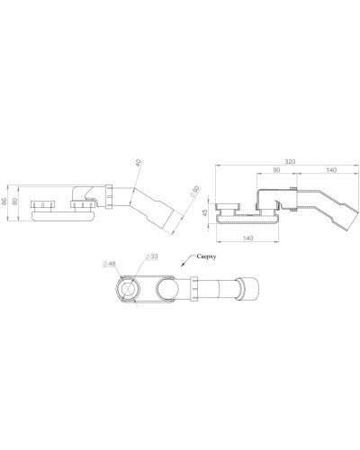 Ванна из литьевого мрамора 172x82,5 см Salini S-Sense Paola 101512G