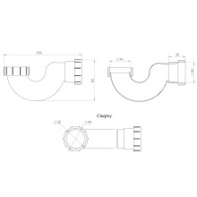 Ванна из литьевого мрамора 177,5x83 см Salini S-Sense Zoe 100311M