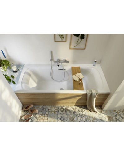 Ванна из материала Flight Jacob Delafon Elite 180x85 E6D034-00 без гидромассажа