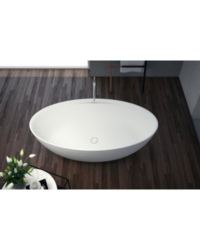 Ванна из литьевого мрамора CEZARES TITAN-OVAL-170-85-57
