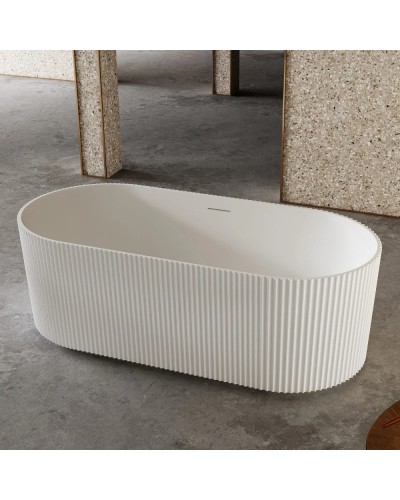 Ванна из литого мрамора 170х75 см Abber Stein AS9601