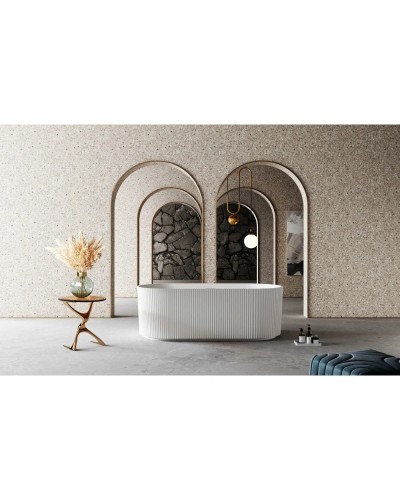 Ванна из литого мрамора 170х75 см Abber Stein AS9601