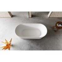 Ванна из литого мрамора 170х75 см Abber Stein AS9601