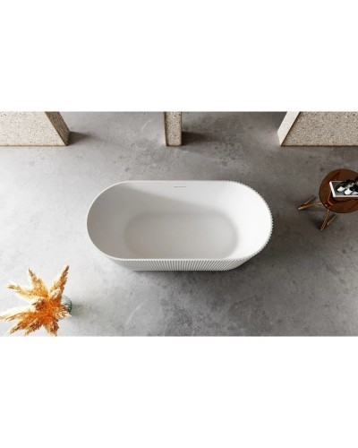 Ванна из литого мрамора 170х75 см Abber Stein AS9601