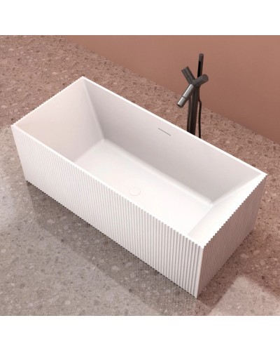 Ванна из литого мрамора 170х75 см Abber Stein AS9602