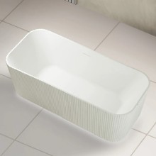 Ванна из литого мрамора 170х75 см Abber Stein AS9663