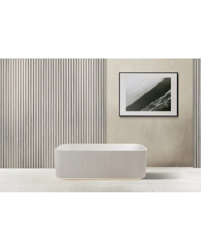 Ванна из литого мрамора 170х75 см Abber Stein AS9663