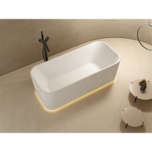 Ванна из литого мрамора 170х75 см Abber Stein AS9663