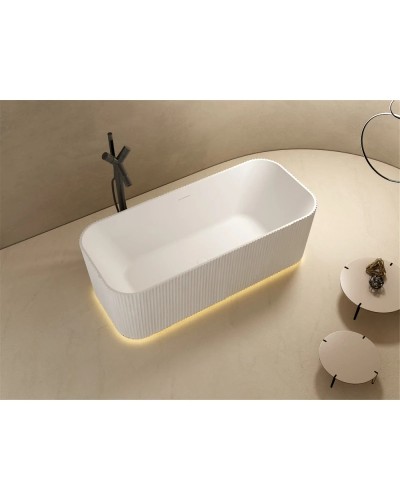 Ванна из литого мрамора 170х75 см Abber Stein AS9663