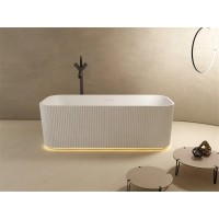 Ванна из литого мрамора 170х75 см Abber Stein AS9663