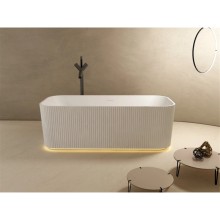 Ванна из литого мрамора 170х75 см Abber Stein AS9663