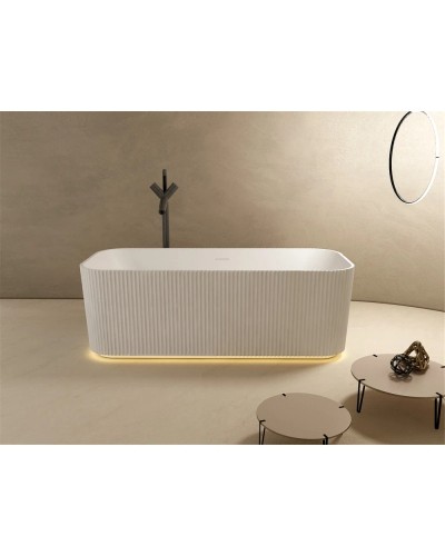 Ванна из литого мрамора 170х75 см Abber Stein AS9663