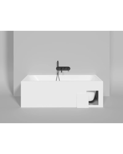 Ванна из литьевого мрамора 170x80 см Salini S-Sense Orlanda Kit 102116G