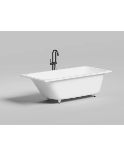 Ванна из литьевого мрамора 170x80 см Salini S-Stone Orlanda Kit 102126M