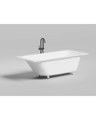 Ванна из литьевого мрамора 180x80 см Salini S-Sense Orlanda Kit 102112M