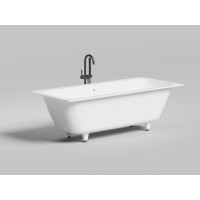 Ванна из литьевого мрамора 180,4x80 см Salini S-Sense Orlanda Axis 103212M