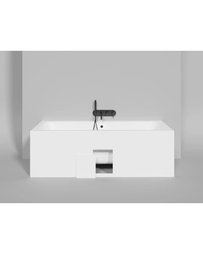 Ванна из литьевого мрамора 180,4x80 см Salini S-Stone Orlanda Axis 103222M