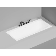 Ванна из литьевого мрамора 180,4x80 см Salini S-Sense Orlanda Axis Kit 103312G