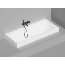 Ванна из литьевого мрамора 180,4x80 см Salini S-Sense Orlanda Axis Kit 103312G