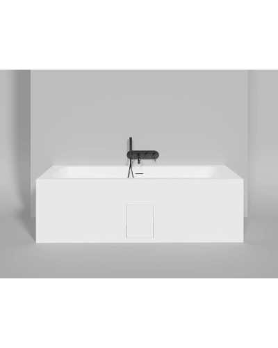 Ванна из литьевого мрамора 191,1x80,5 см Salini S-Sense Orlanda Axis Kit 103311G