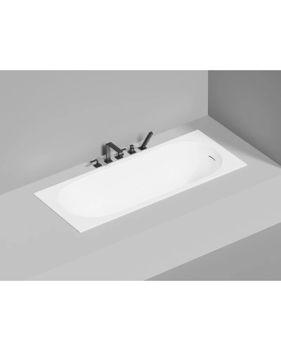 Ванна из литьевого мрамора 170x70 см Salini S-Stone Ornella Kit 102423M