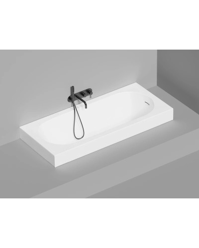 Ванна из литьевого мрамора 170x75 см Salini S-Sense Ornella Kit 102411M