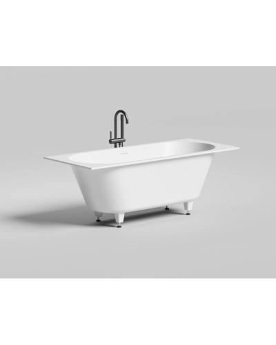 Ванна из литьевого мрамора 170x70 см Salini S-Sense Ornella Axis Kit 104713M