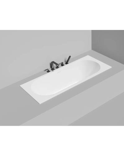 Ванна из литьевого мрамора 170x70 см Salini S-Stone Ornella Axis Kit 104723M