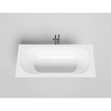 Ванна из литьевого мрамора 180x80 см Salini S-Sense Ornella Axis Kit 103511M