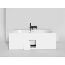 Ванна из литьевого мрамора 180x80 см Salini S-Stone Ornella Axis Kit 103521M