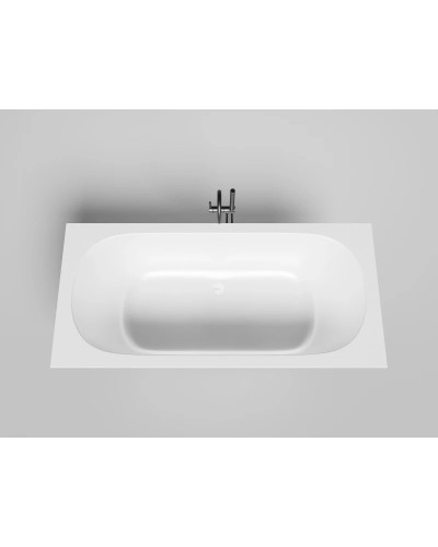 Ванна из литьевого мрамора 190,5x90,5 см Salini S-Sense Ornella Axis Kit 103512M