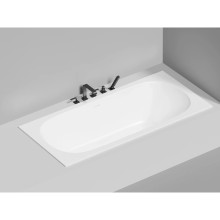 Ванна из литьевого мрамора 190,5x90,5 см Salini S-Sense Ornella Axis Kit 103512M