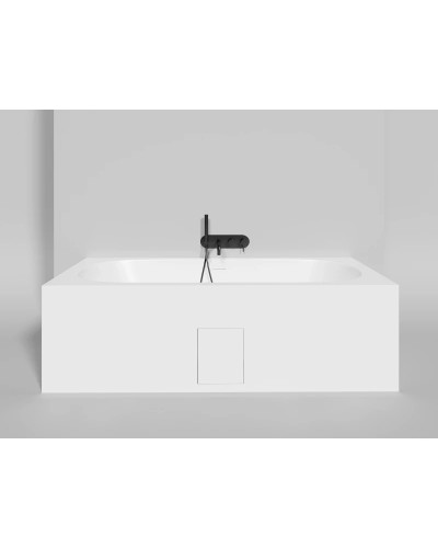 Ванна из литьевого мрамора 190,5x90,5 см Salini S-Sense Ornella Axis Kit 103512M