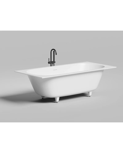 Ванна из литьевого мрамора 190,5x90,5 см Salini S-Stone Ornella Axis Kit 103522M