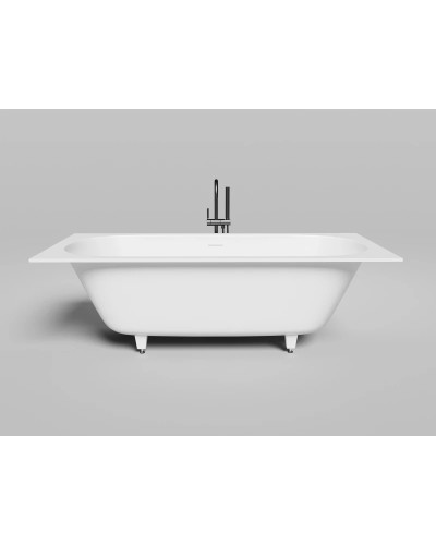 Ванна из литьевого мрамора 190,5x90,5 см Salini S-Stone Ornella Axis Kit 103522M