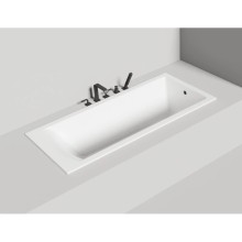 Ванна из литьевого мрамора 169,8x75 см Salini S-Sense Cascata 104113G